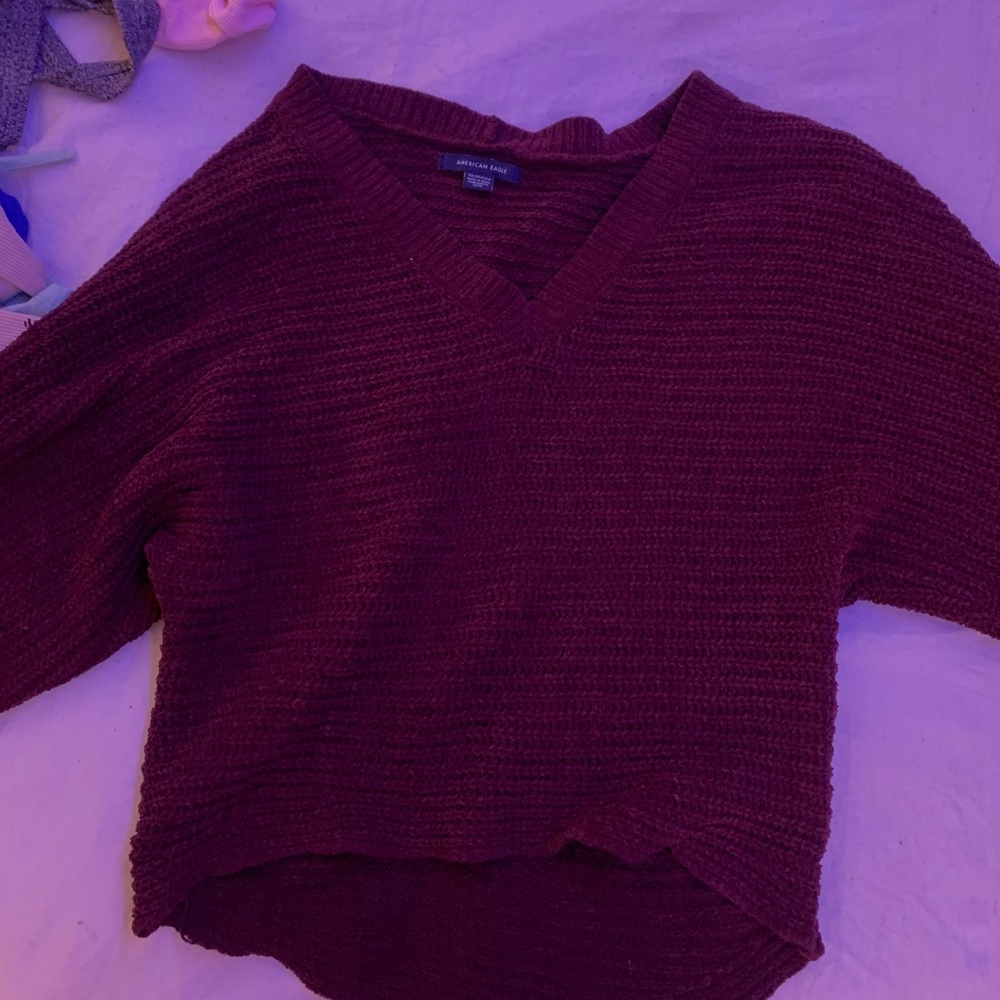 cropped sweater american eagle